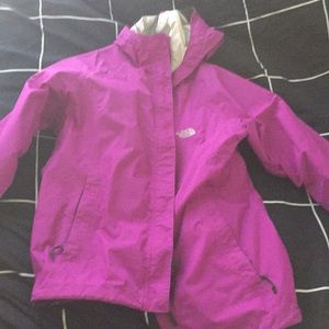 Women’s North Face rain jacket